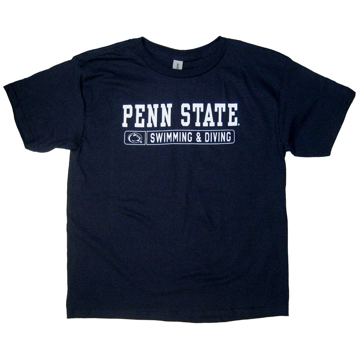 navy youth short sleeve t-shirt Penn State Swimming & Diving